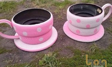 Bật mí cách tái chế lốp xe cũ thành nhiều đồ có ích cho gia đình