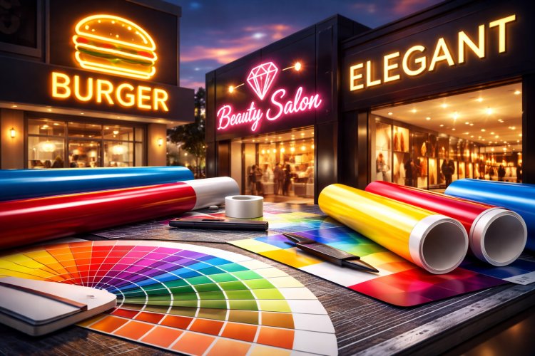 Bí kíp phối màu cực chuẩn khi thiết kế in trên decal 3M cho biển hiệu.