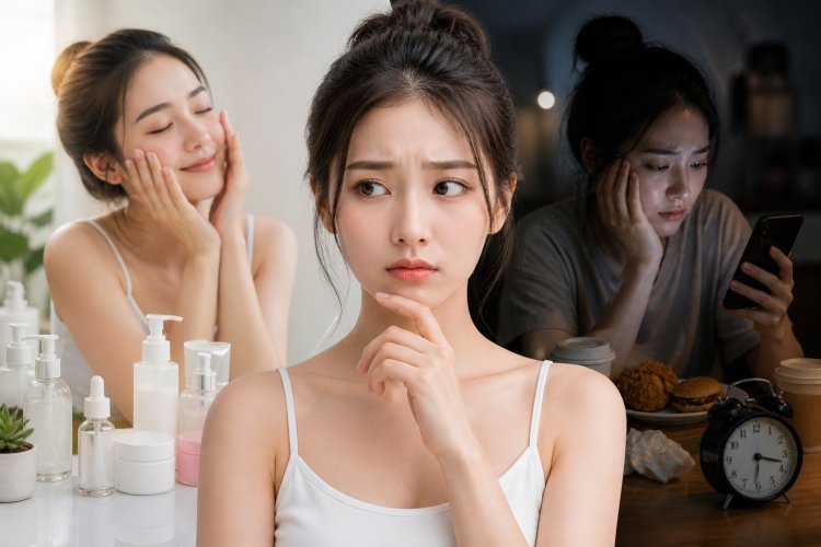 Skincare đ&uacute;ng chưa đủ, th&oacute;i quen phải đ&uacute;ng